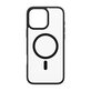 Custodia HardCase con MagSafe per iPhone 16 Pro Max, Nero, PanzerGlass