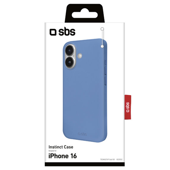 Custodia Instinct per iPhone 16, Blue, SBS