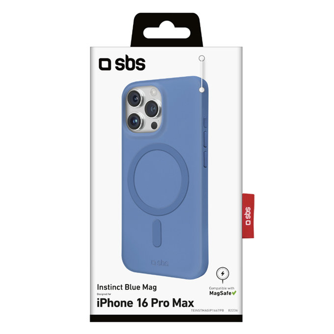 Custodia Instinct Mag con MagSafe per iPhone 16 Pro Max, Blue, SBS