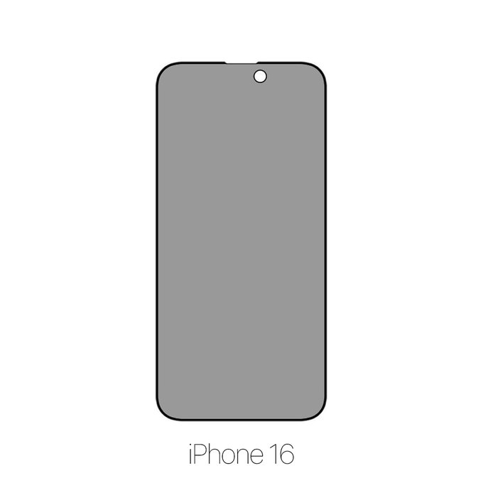 Vetro temperato Privacy Anti-Spy per iPhone 16, FixPremium