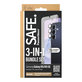 Bundle protezione lente fotocamera + vetro temperato UWF + cover TPU per Samsung A15 5G, SAFE