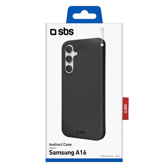 Custodia Instinct per Samsung A16, Black, SBS