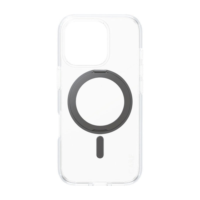 Cover Kickstand con MagSafe per iPhone 16 Pro, Nero, CARE