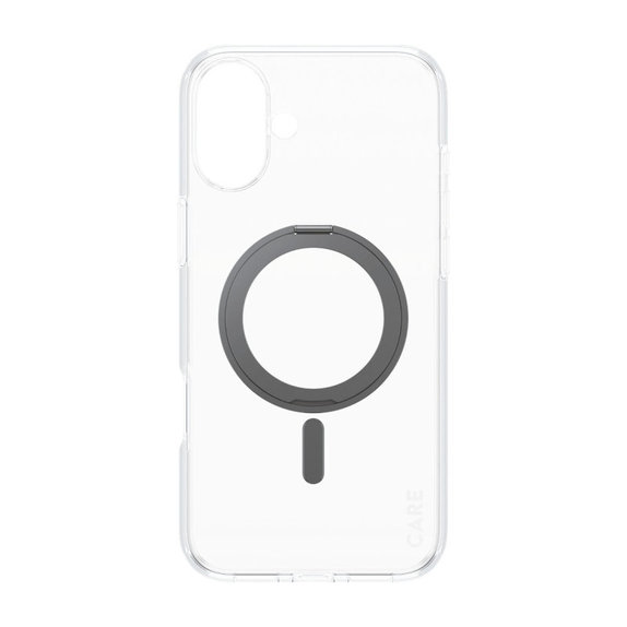 Cover Kickstand con MagSafe per iPhone 16 Plus, Nero, CARE