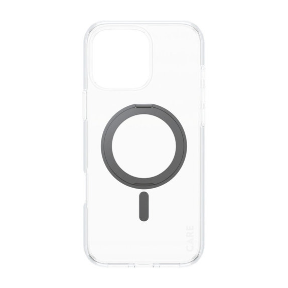 Cover Kickstand con MagSafe per iPhone 16 Pro Max, Nero, CARE