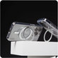Cover Kickstand con MagSafe per iPhone 16, Argento, CARE