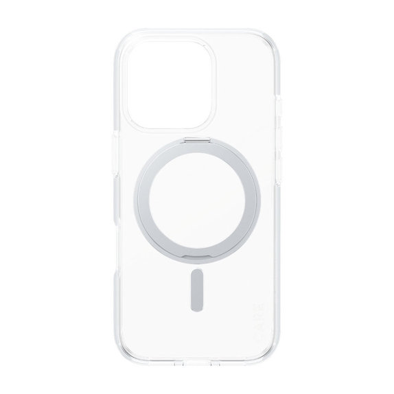 Cover Kickstand con MagSafe per iPhone 16 Pro, Argento, CARE