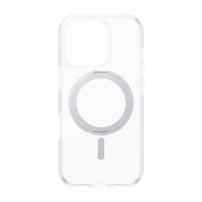 Cover Kickstand con MagSafe per iPhone 16 Pro, Argento, CARE