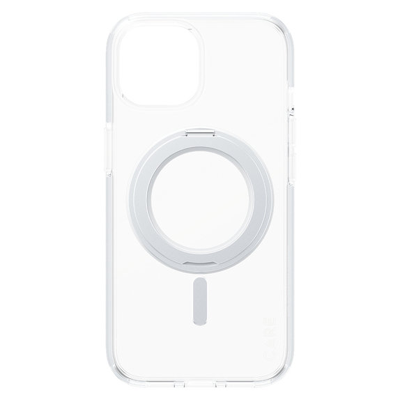 Custodia Kickstand con MagSAFE by PanzerGlass per iPhone 15, Argento, PanzerGlass