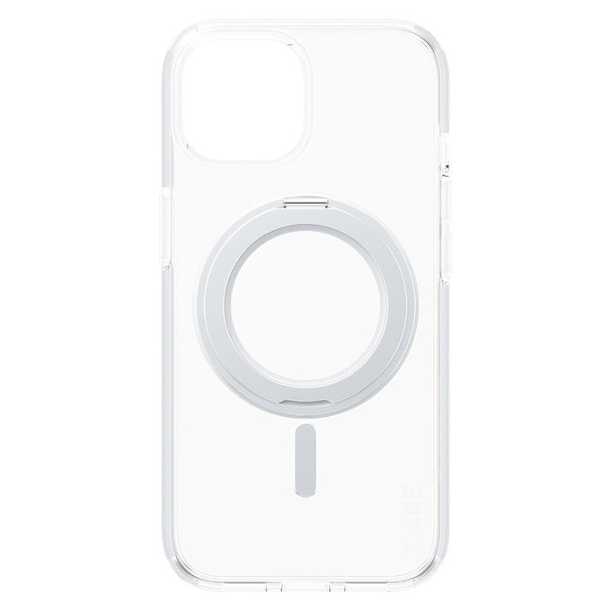 Custodia Kickstand con MagSAFE by PanzerGlass per iPhone 15, Argento, PanzerGlass