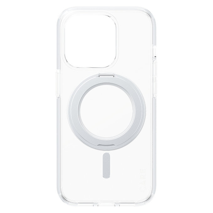 Custodia Kickstand con MagSAFE by PanzerGlass per iPhone 15 Pro, Argento, PanzerGlass