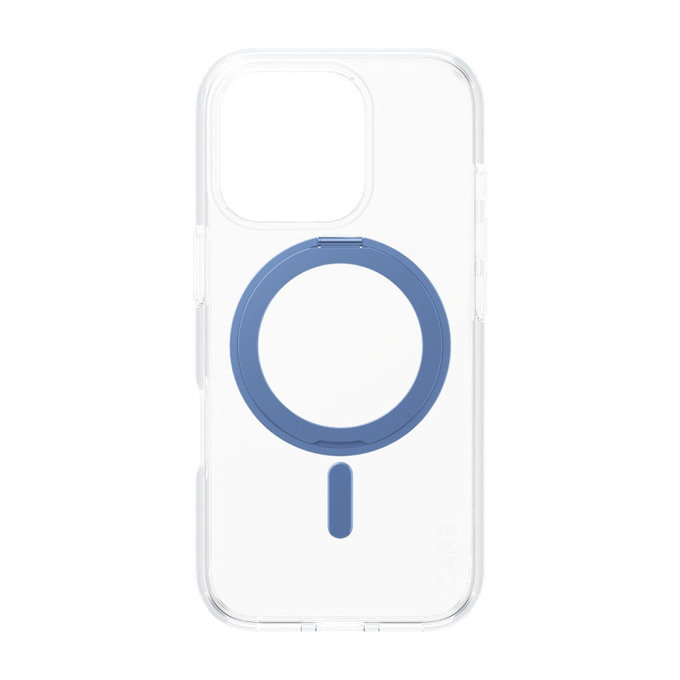 Cover Kickstand con MagSafe per iPhone 16 Pro, Blu, CARE