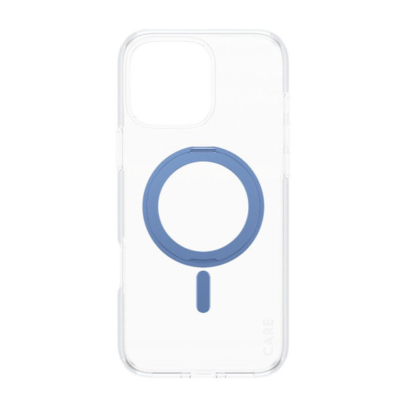 Cover Kickstand con MagSafe per iPhone 16 Pro Max, Blu, CARE