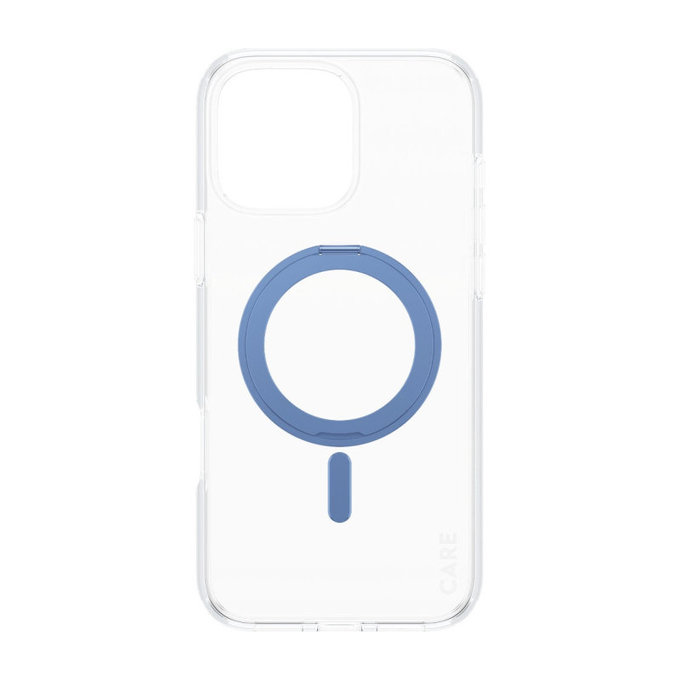 Cover Kickstand con MagSafe per iPhone 16 Pro Max, Blu, CARE