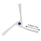 Spazzola laterale per Ecovacs Deebot serie X2, White, 2 pz