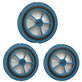 3 pezzi per Proscenic P10, P11, U11 - Filtro HEPA (Blue)