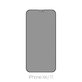 Vetro temperato Privacy Anti-Spy per iPhone XR, 11, FixPremium