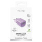 Adattatore di ricarica MiniPro USB-C GaN 20W, Coraltastic, PURO