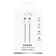 Cavo USB-C a USB-C 60W FABK4 1,5 m, Island Mist, PURO