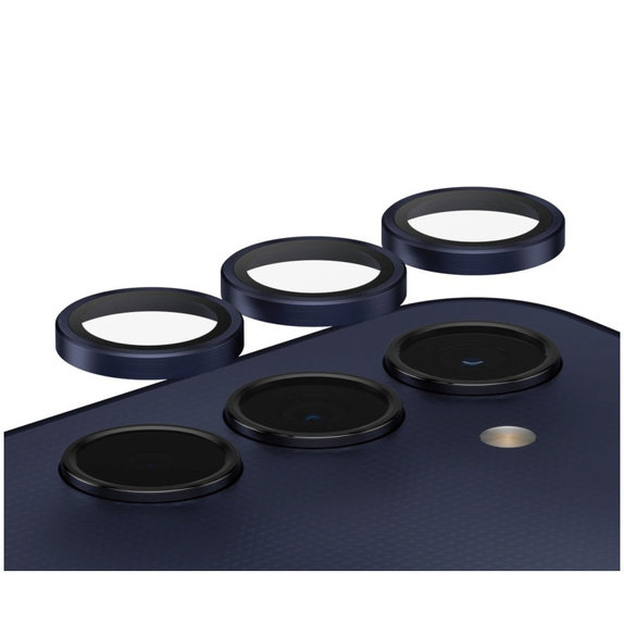 Protezione lente fotocamera Hoops per Samsung A25 5G, Blu/Nero, PanzerGlass