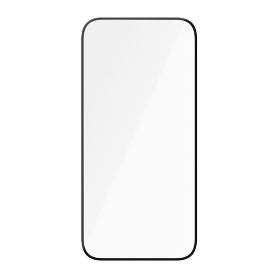 Vetro temperato UWF Ceramic con applicatore per iPhone 15, Nero, PanzerGlass