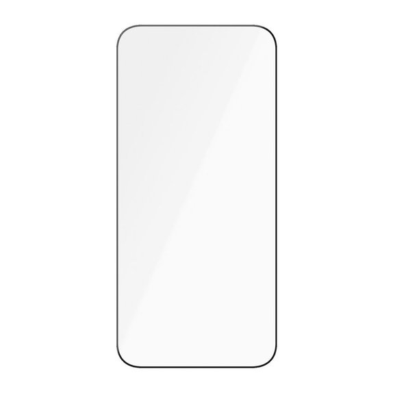 Vetro temperato UWF Ceramic con applicatore per iPhone 15 Pro Max, Nero, PanzerGlass