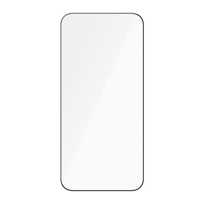 Vetro temperato UWF Ceramic con applicatore per iPhone 15 Pro Max, Nero, PanzerGlass