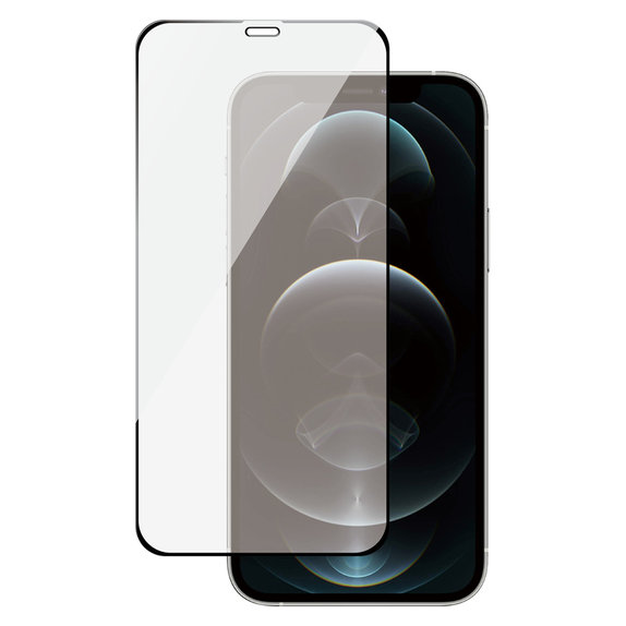 Vetro temperato Case Friendly per iPhone 12 Pro/12, Nero, SAFE by PanzerGlass