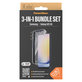 Bundle Hoops + Vetro temperato UWF + Hard Case D3O per Samsung Galaxy A25 5G, Trasparente, PanzerGlass