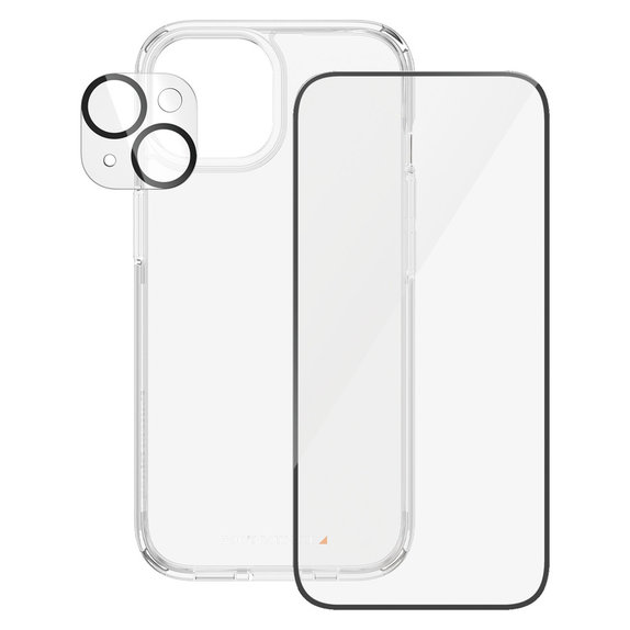 Bundle PicturePerfect + Vetro temperato UWF + Hard Case D3O per iPhone 15, PanzerGlass