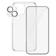 Bundle PicturePerfect + Vetro temperato UWF + Hard Case D3O per iPhone 15, PanzerGlass