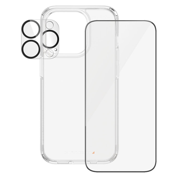 Bundle PicturePerfect + Vetro temperato UWF + Hard Case D3O per iPhone 15 Pro, PanzerGlass