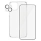 Bundle PicturePerfect + Vetro temperato UWF + Hard Case D3O per iPhone 15 Plus, PanzerGlass
