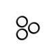 Bundle Hoops + Vetro temperato UWF + Hard Case per iPhone 16 Pro, PanzerGlass
