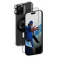 Bundle Hoops + Vetro temperato UWF + Hard Case + Magnetic Ring Mount per iPhone 16 Pro Max, PanzerGlass