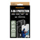 Bundle Hoops + Vetro temperato UWF + Hard Case + Magnetic Ring Mount per iPhone 16 Pro Max, PanzerGlass