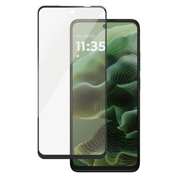 Vetro temperato UWF per Motorola Moto G35 5G, Nero, PanzerGlass
