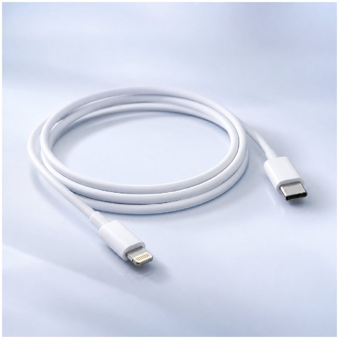 Cavo da Lightning a USB-C 1.5m, White, FixPremium