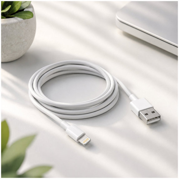 Cavo da Lightning a USB 1.5m, White, FixPremium