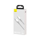 Cavo da Lightning a USB-C 1.5m, White, Baseus