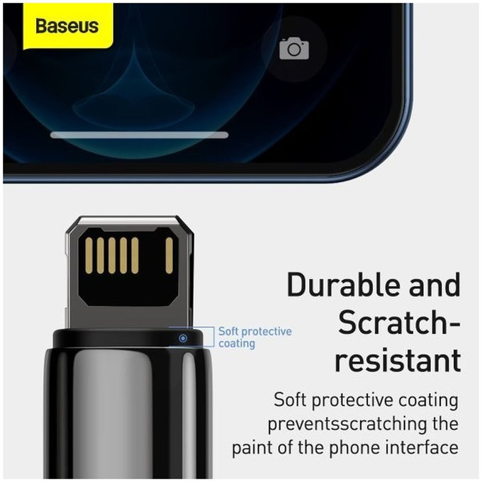 Cavo da Lightning a USB 1.5m, Black, Baseus