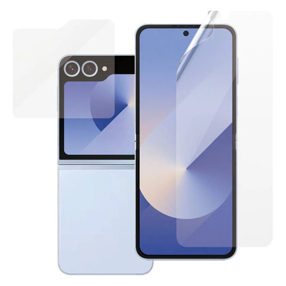 Pellicola protettiva UWF e vetro temperato per Samsung Z Flip6, Trasparente, PanzerGlass