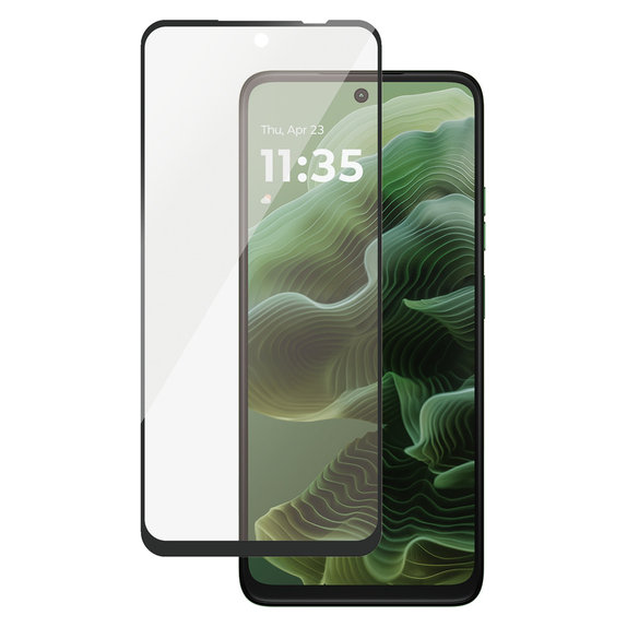 Vetro temperato per Motorola Moto G35, Nero, SAFE by PanzerGlass