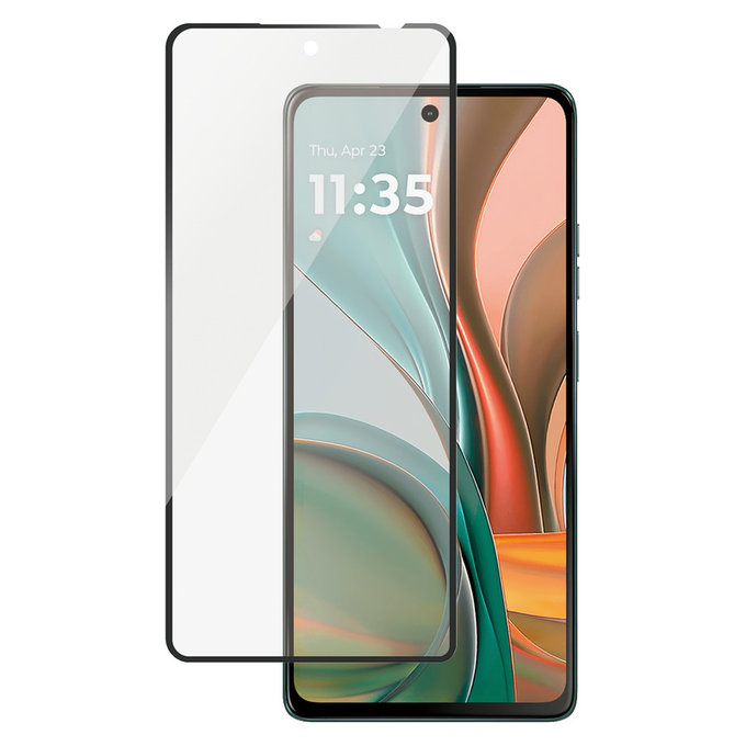 Vetro temperato UWF per Motorola Moto G75 5G, Nero, SAFE by PanzerGlass