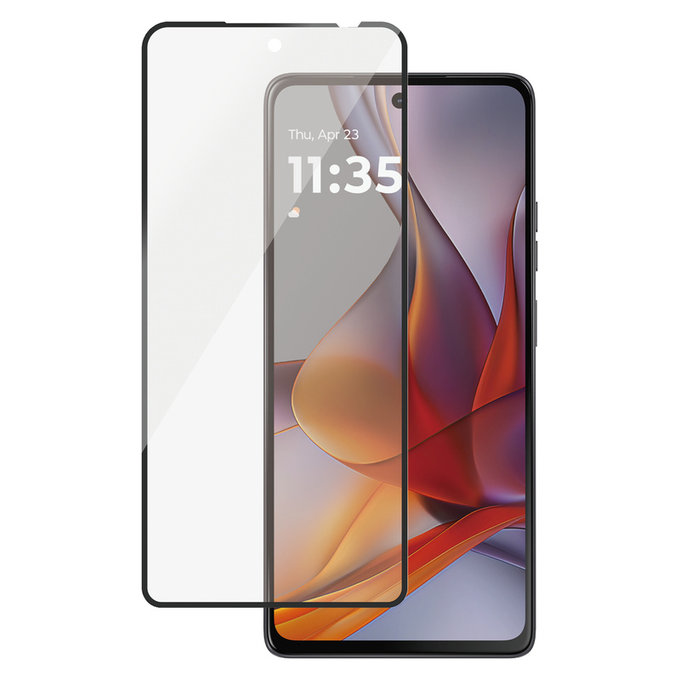 Vetro temperato UWF per Motorola Moto G75 5G, Nero, PanzerGlass