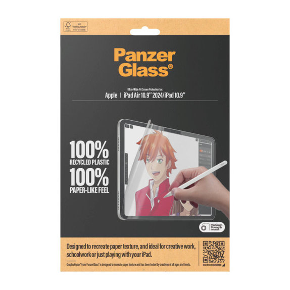 Pellicola protettiva GraphicPaper UWF per iPad (10th Gen 2022)/(11th Gen 2025), trasparente, PanzerGlass