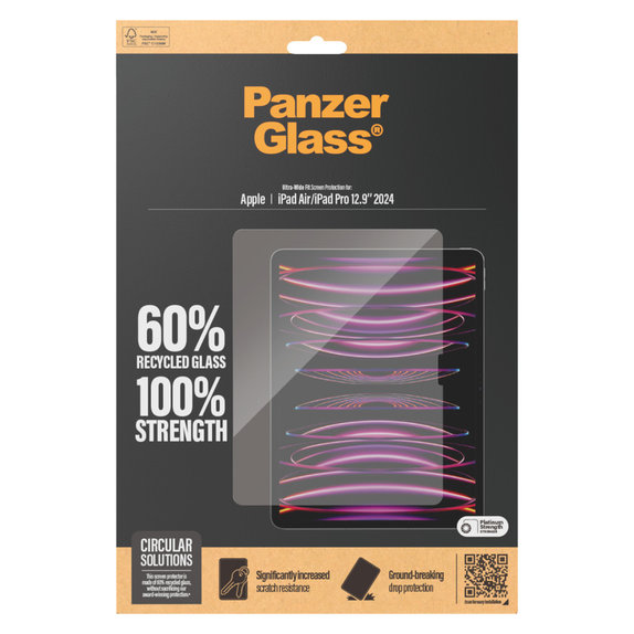 Vetro temperato UWF per iPad Air 13"/Pro 13", Trasparente, PanzerGlass