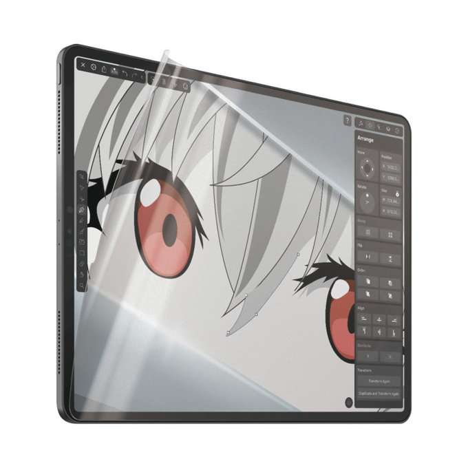 Pellicola protettiva GraphicPaper UWF per iPad Pro 12,9", Trasparente, PanzerGlass