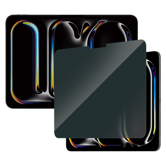 Vetro temperato UWF Privacy per iPad Pro 11'', Trasparente, PanzerGlass
