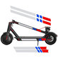 Adesivi riflettenti A per Xiaomi Mi Electric Scooter 1S, 2 M365, Essential, Pro, Pro 2